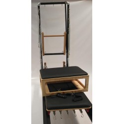 Máquina reformadora de pilates plegable, máquina de entrenamiento de Pilates  Reformer, portátil para gimnasio en casa, capacidad de peso de hasta – Yaxa  Colombia